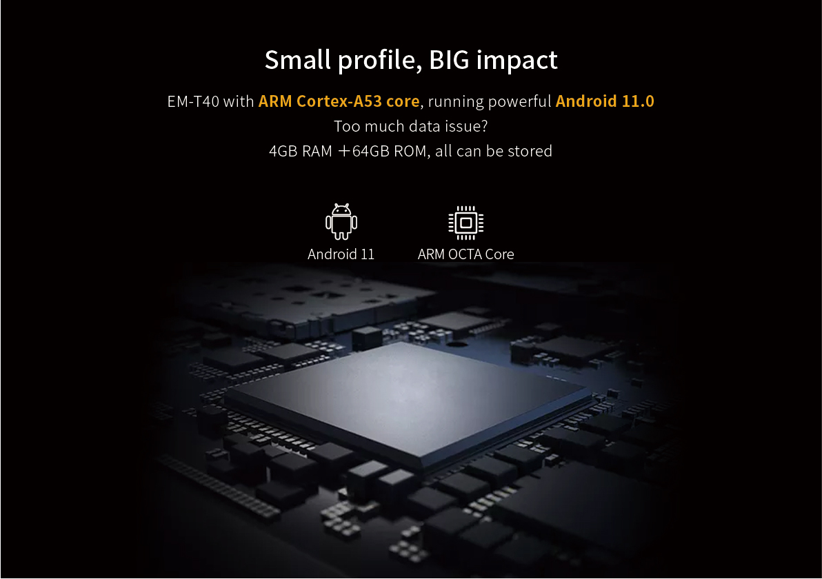 EM-T40 Android Rugged Handheld