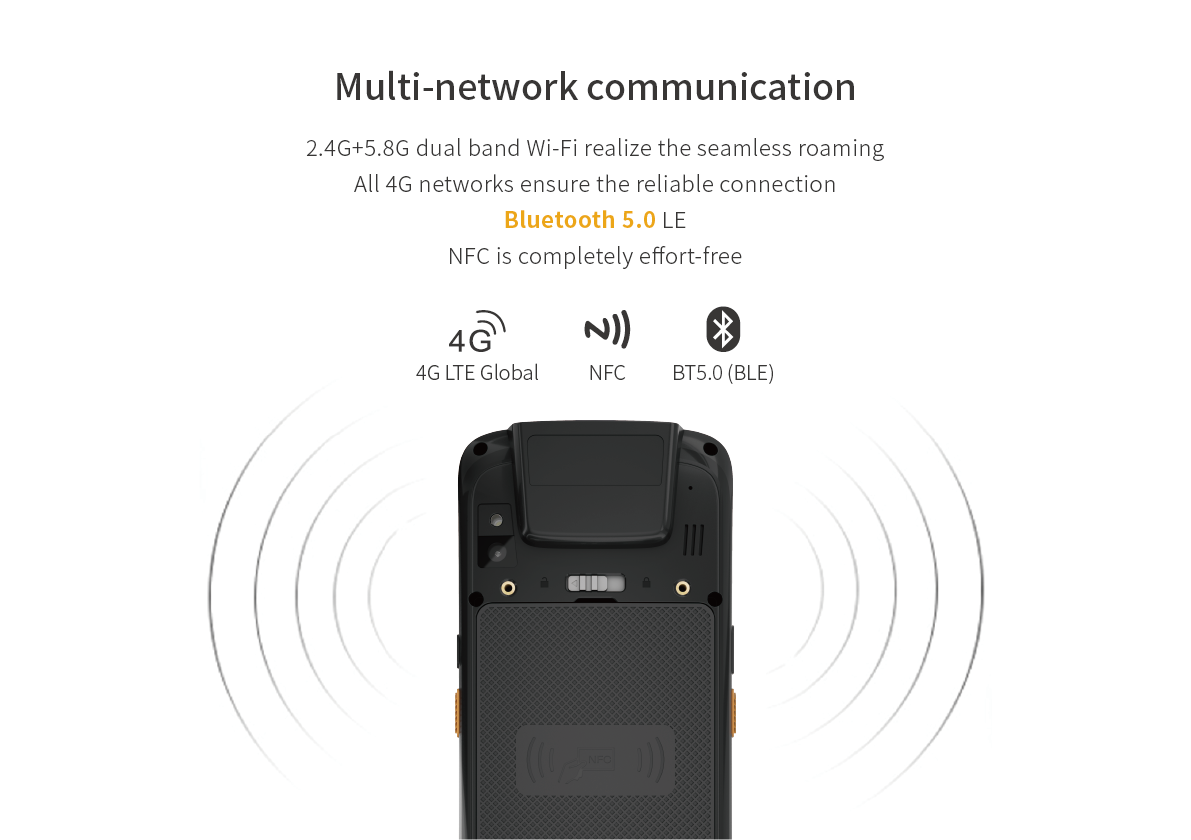 5-inch Android Rugged Handheld