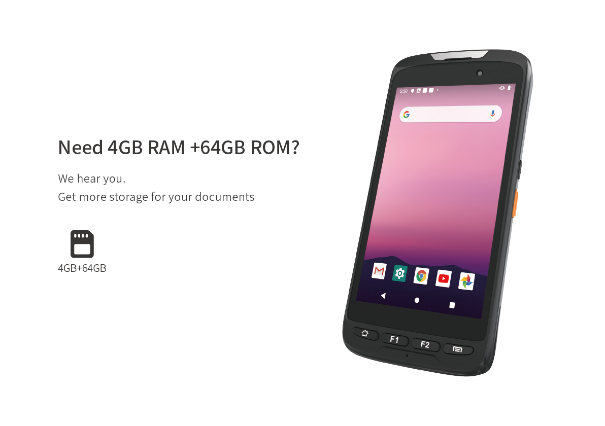 Rugged Handheld 5-inch Android