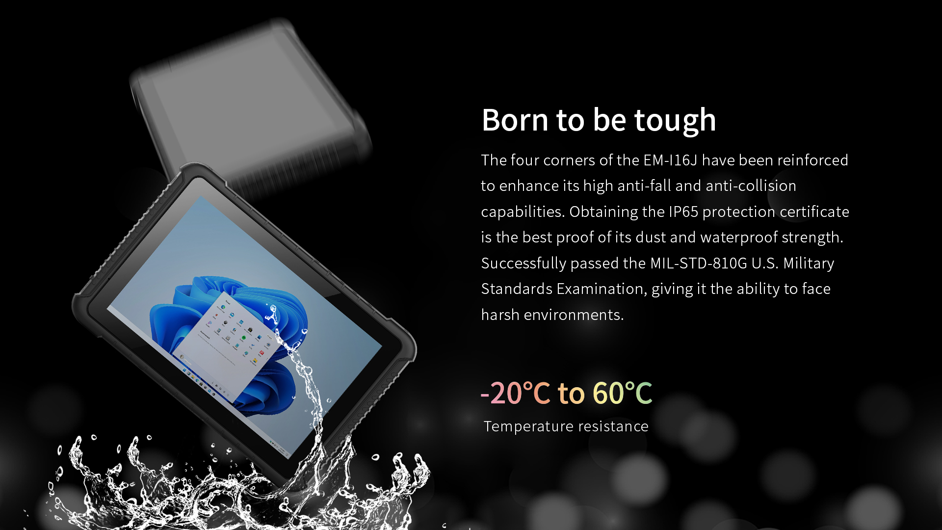Rugged Tablet PC 10.1-inch EM-I16J
