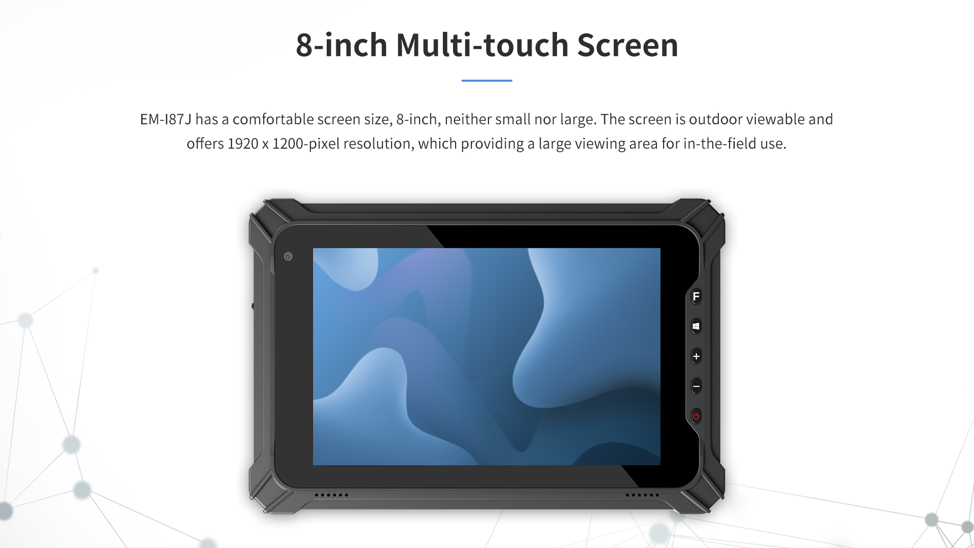 em-i87j rugged tablet pc