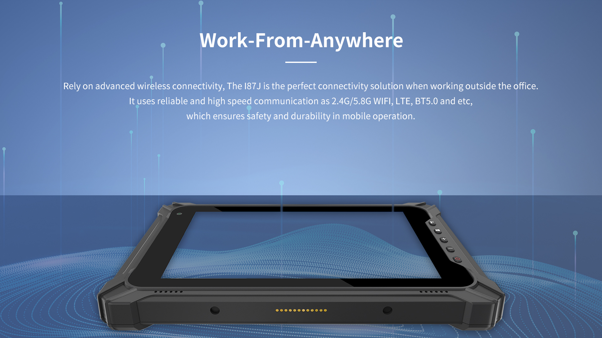 EM-I87J 4G Rugged Tablet PC