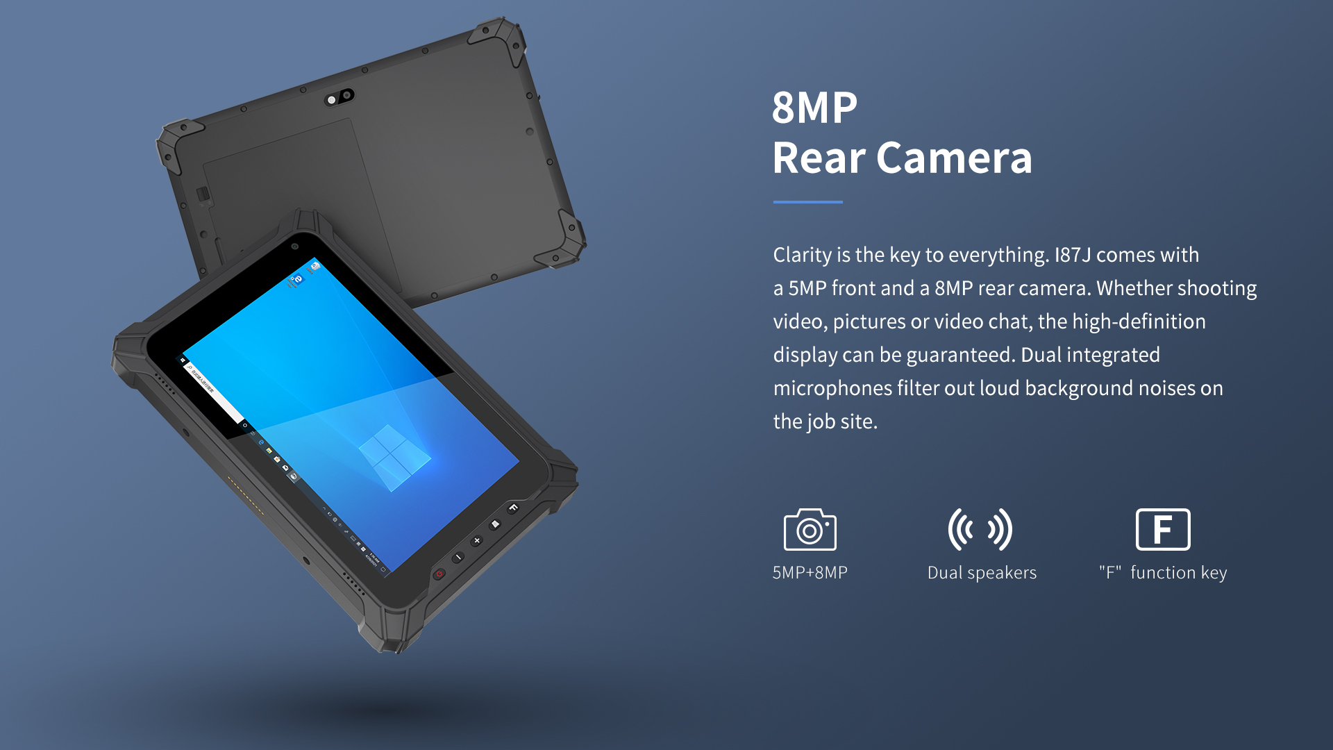 8 inch rugged tablet