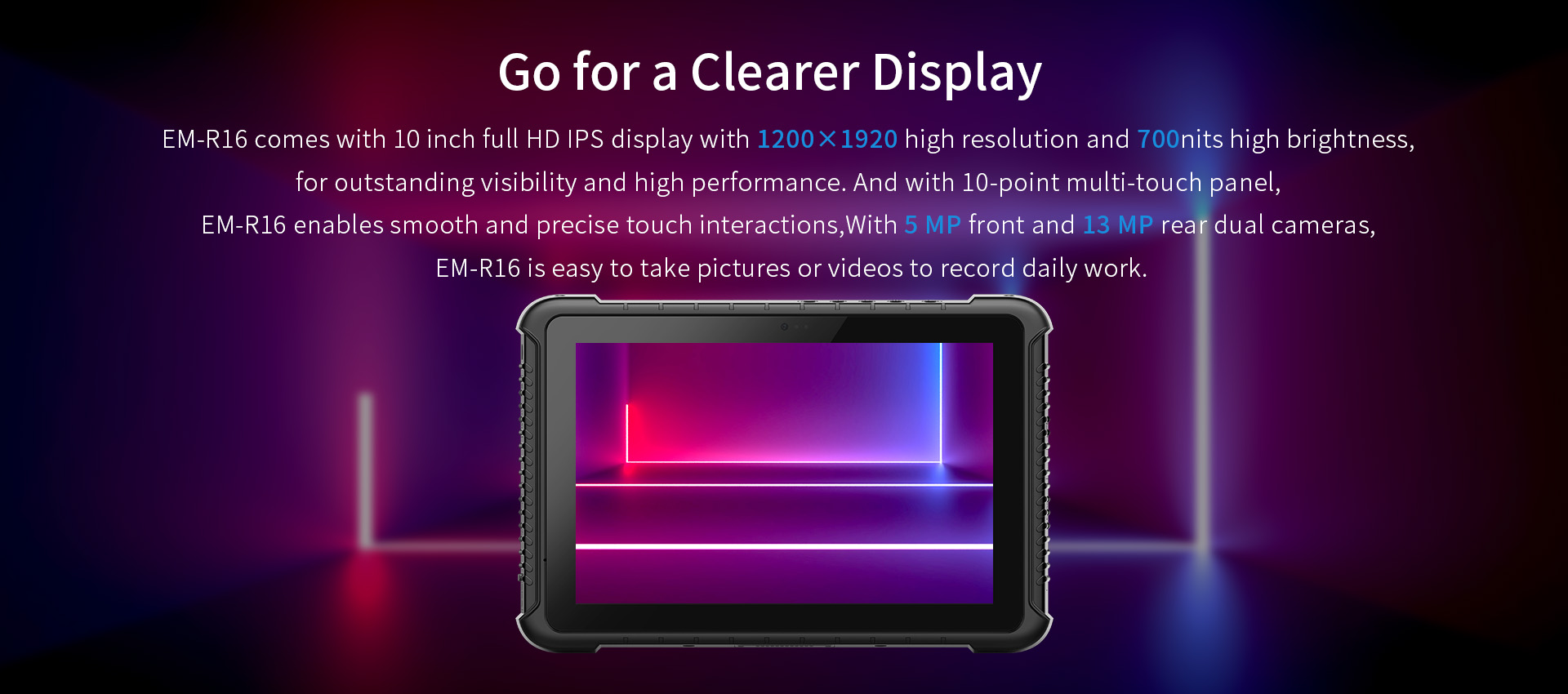Android 13 Rugged Tablet PC