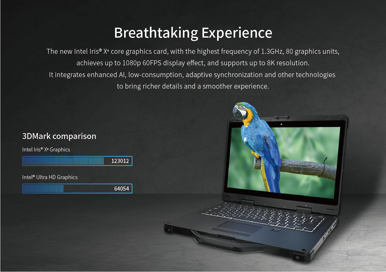 Rugged Laptop for Win 10/11