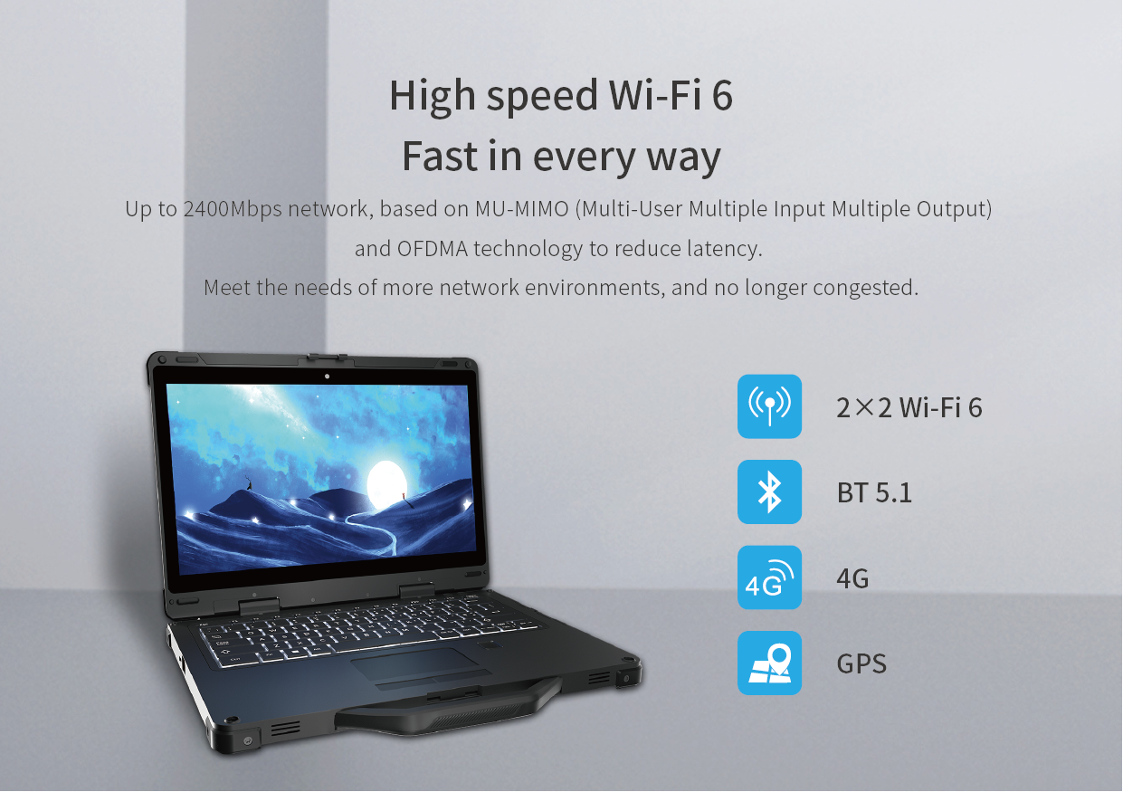 EM-X33 Rugged Laptop for Win 10/11