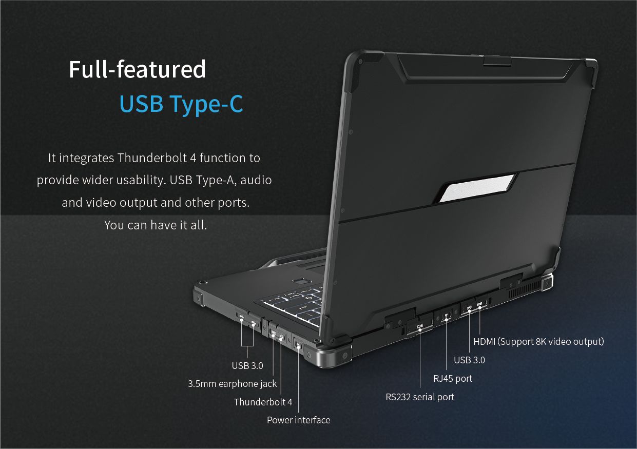 EM-X33 Intel Rugged Laptop
