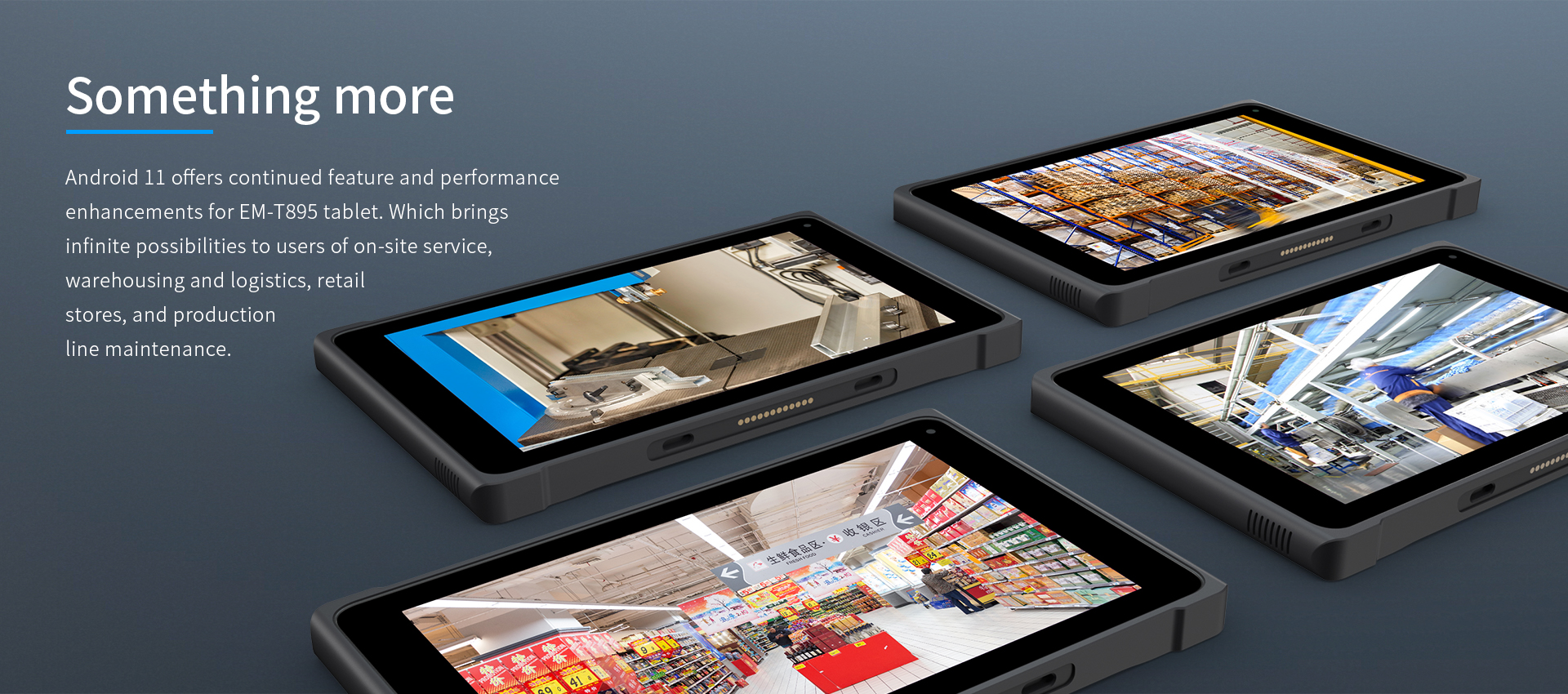 EM-T895 5G Rugged Tablet